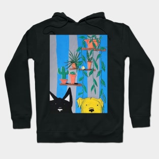 Houseplants & Canines Hoodie